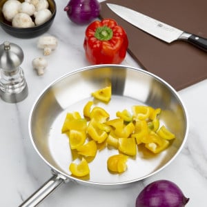 Indukcijas panna no nerūsējošā tērauda - Ø 280 mm - Vogue