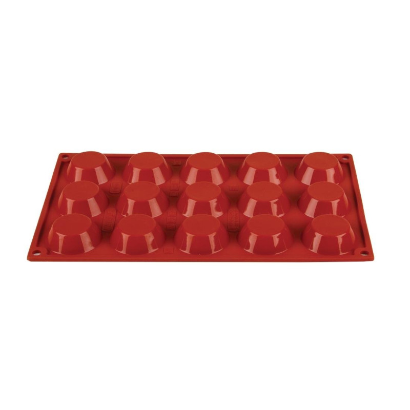15 tarteletes formas silikonā Formaflex- Pavoni 15 tarteletes formas silikonā Formaflex- Pavoni