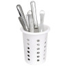 Plastmasas apaļa ēdamkaru kaste - 11,3 cm - FourniResto - Fourniresto