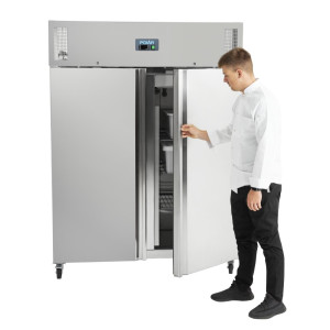 Negatīva ledusskapis ar divām durvīm - 1300 L - Polar - Fourniresto