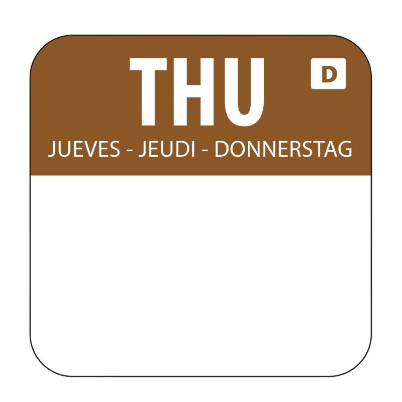 Soluble Food Labels "Thursday" - Vogue Soluble Food Labels "Thursday" - Vogue