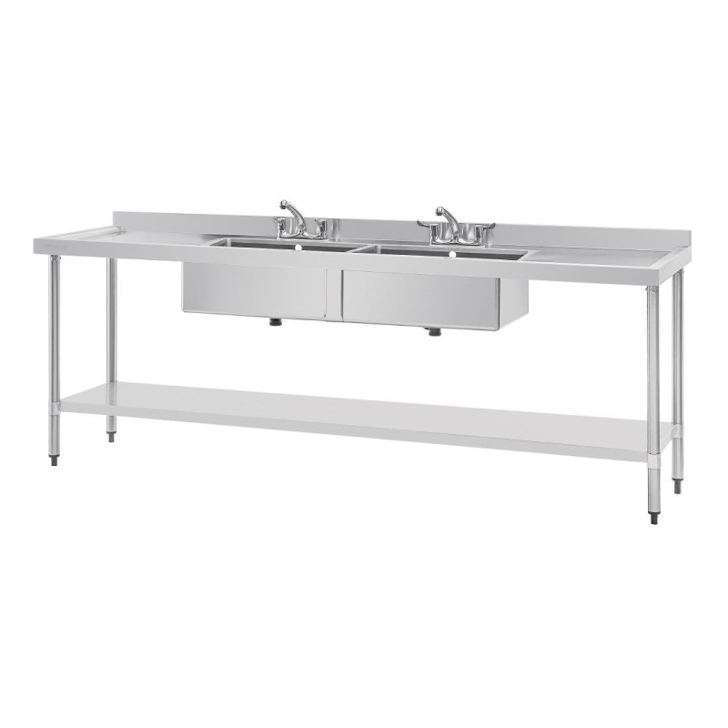 Nerūsējošā tērauda izlietne - G 2400 x D 600 mm - Vogue Nerūsējošā tērauda izlietne - G 2400 x D 600 mm - Vogue