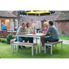 Bancs Extérieur Imitation Bois de Noyer 1050 mm Gopak CK814