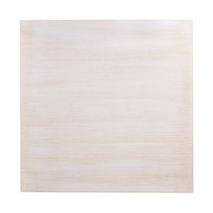 Plateau de Table Carré Pré-percé Vintage Blanc 700 mm Bolero - Augstas kvalitātes klūgu koks