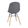 Tumši pelēks Arlo krēsls - 2 Bolero komplekts: Komforts, izturība un elegance