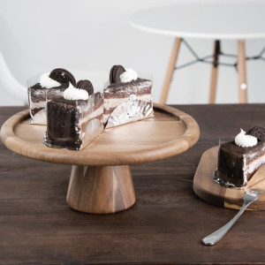 Acacia Cake Stand Olympia: Natural Elegance & Environmental Respect