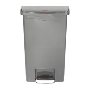 Pēdu pedāļa atkritumu tvertne pelēka 50L - Higiēniska un praktiska | Rubbermaid