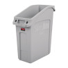 Slim Jim Rubbermaid 49L pelēks konteiners - praktisks un izturīgs