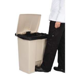 Bežs pedāļa konteiners 68 L Rubbermaid Step-On: Kvalitāte un Praktiskums