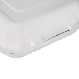 Kompostējamas Bagasse kastes 223mm - 200 gabalu komplekts, ekoloģiski atbildīgas