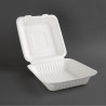 Kompostējamas Bagasse kastes 223mm - 200 gabalu komplekts, ekoloģiski atbildīgas