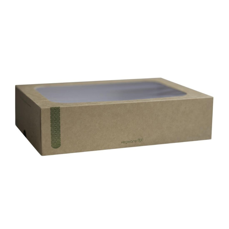 Kompostējamie standarta kastes | Vegware - 50 gabalu komplekts Kompostējamie standarta kastes | Vegware - 50 gabalu komplekts