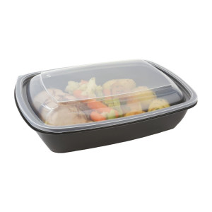 Taisnstūrveida pārtikas trauki 900ml - 300 gabalu komplekts
