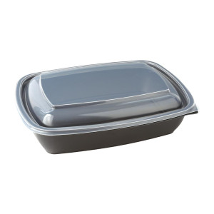 Taisnstūrveida pārtikas trauki 900ml - 300 gabalu komplekts