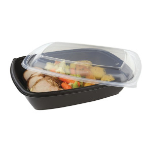 Taisnstūrveida pārtikas trauki 900ml - 300 gabalu komplekts