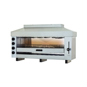 Gāzes salamandra - 4 sildīšanas zonas - CombiSteel