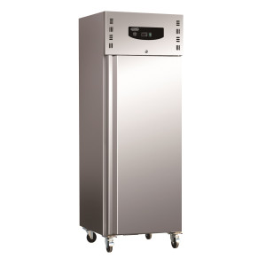 Pozitīvās temperatūras nerūsējošā tērauda ledusskapis - statisks - 600 L - CombiSteel