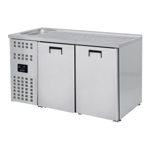 Alus dzesētājs ar 2 durvīm - krāns pa kreisi - CombiSteel