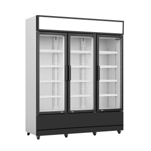 Dzērienu ledusskapis ar 3 stikla durvīm 1065L Combisteel - liela krājuma, augstas kvalitātes