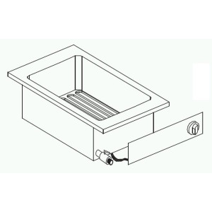 Iebūvējama elektriskā fritēšanas ierīce - 10 L - CombiSteel