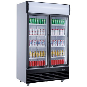 Dzērienu skapis - 2 stikla durvis - 800 L - CombiSteel
