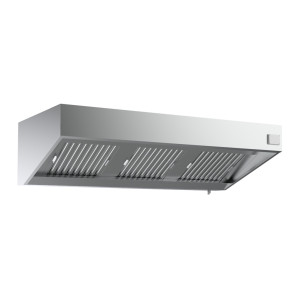 Pilna sienas nosūcēja sistēma - 2400 mm - Ar motoru, LED un mainītāju - CombiSteel