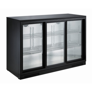 Ar aizmugures bārs ar 3 veramām durvīm - 298 L - CombiSteel