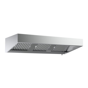 Hotte Murale Profondeur 1100 - 1600 mm - Ar Led - CombiSteel