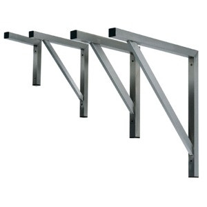 Atbalsts plauktam no nerūsējošā tērauda - 475 mm - CombiSteel