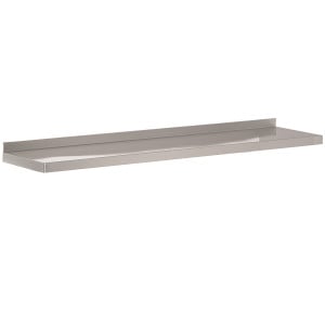 Nerūsējošā tērauda sienas plaukts - L 1600 x P 400 mm - CombiSteel