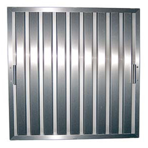 Lamellu filtrs tvaika nosūcējam - 480 x 450 mm - CombiSteel