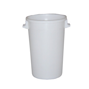 Balts atkritumu konteineris - 200 L