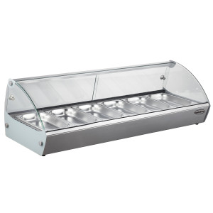 Vitrine Sildītājs uzstādīšanai - 6 GN 1/3 - CombiSteel