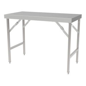 Saliekamais nerūsējošā tērauda galds - L 1500 x P 700 mm - CombiSteel