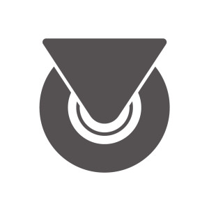 Wheels for Table - Set of 6 - CombiSteel