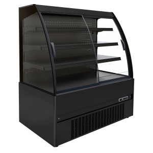 Vitrīna ar izliektu stiklu un bīdāmām durvīm Noah - 1,31 m² - CombiSteel