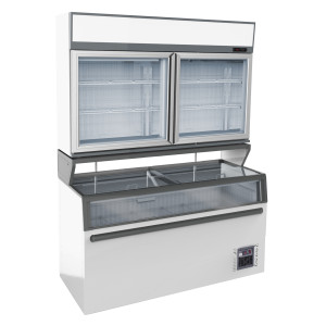 Vitrīna un bufete baltā krāsā - 948 L - CombiSteel
