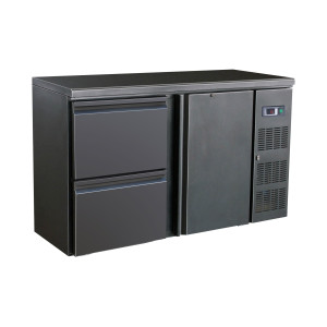 Refrigerated Back Bar with 1 Door and 2 Drawers - 350 L - CombiSteel
