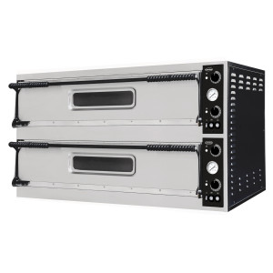 Picas krāsns ar 2 kamerām - 2 x 3 picas - 400 V - CombiSteel
