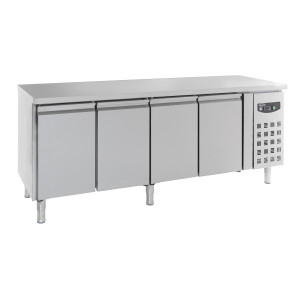 Pozitīva GN 1/1 ledusskapja galds ar 4 durvīm - 553 L - CombiSteel