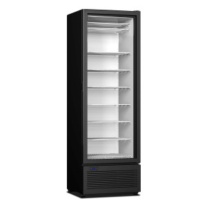 Black Negative Refrigerated Cabinet - 1 Glass Door - 417 L - CombiSteel