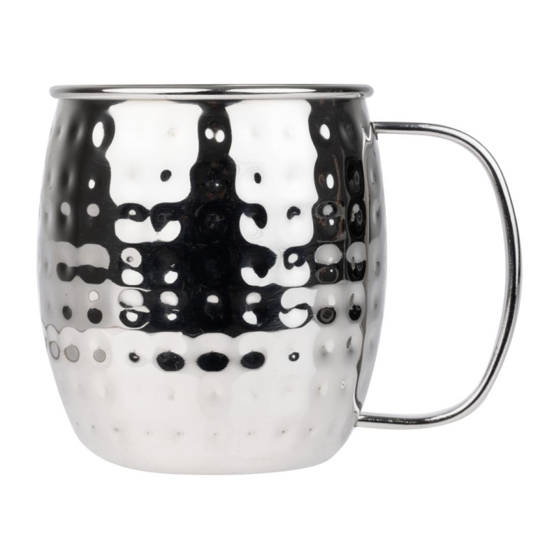Mug no Nerūsējošā Tērauda ar Āmura Apdari - 440 ml - Olympia Mug no Nerūsējošā Tērauda ar Āmura Apdari - 440 ml - Olympia