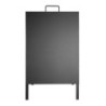 Metāla rāmja ietves zīme - 500 x 850 mm