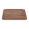 Plateau Stratifié Lisse Capri Noyer - 460 x 360 mm - Cambro