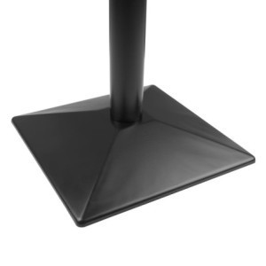 Kvadrātveida galds ar melna akmens efektu - 70 x 70 cm - Bolero