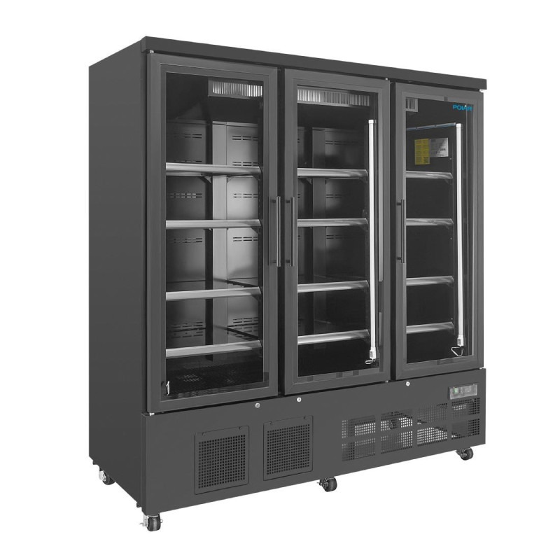 3 durvju ledusskapis - 1156 L - Pozitīvs Melns - Polar 3 durvju ledusskapis - 1156 L - Pozitīvs Melns - Polar