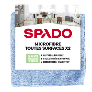 Microšķiedra Visām Virsmām - 380 x 380 mm - Komplektā 2 - SPADO
