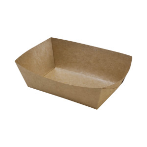 Kraft kartupeļu trauks - L 120 x P 80 mm - 250 gab. komplekts - FourniResto