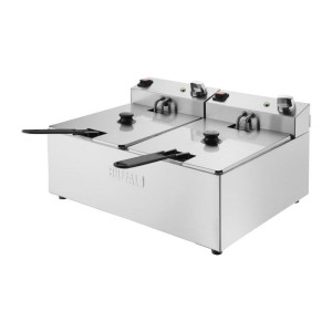 Elektriskā dubultā fritēšanas ierīce - 2X5L - Buffalo