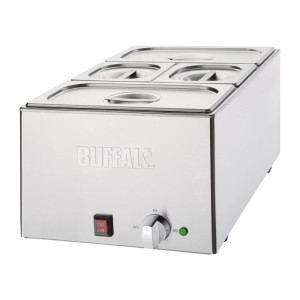 Bain-Marie Ar Tvertnēm - 2 x GN 1/3 un 2 x GN 1/6 - Buffalo